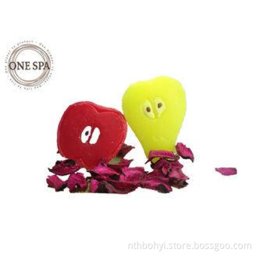 Apple Shape Fruity Perfume Organic Natural Soaps With Essen